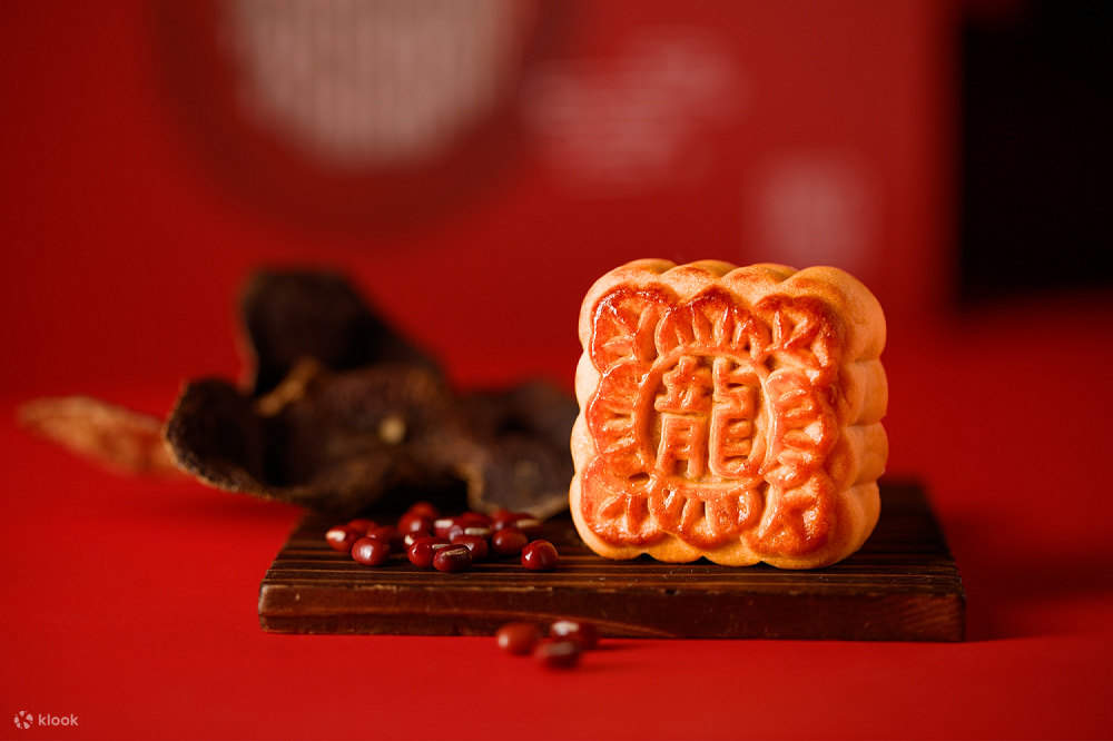 Kue Bulan Kulit Jeruk Keprok Kering dan Pasta Kacang Merah 20 Tahun